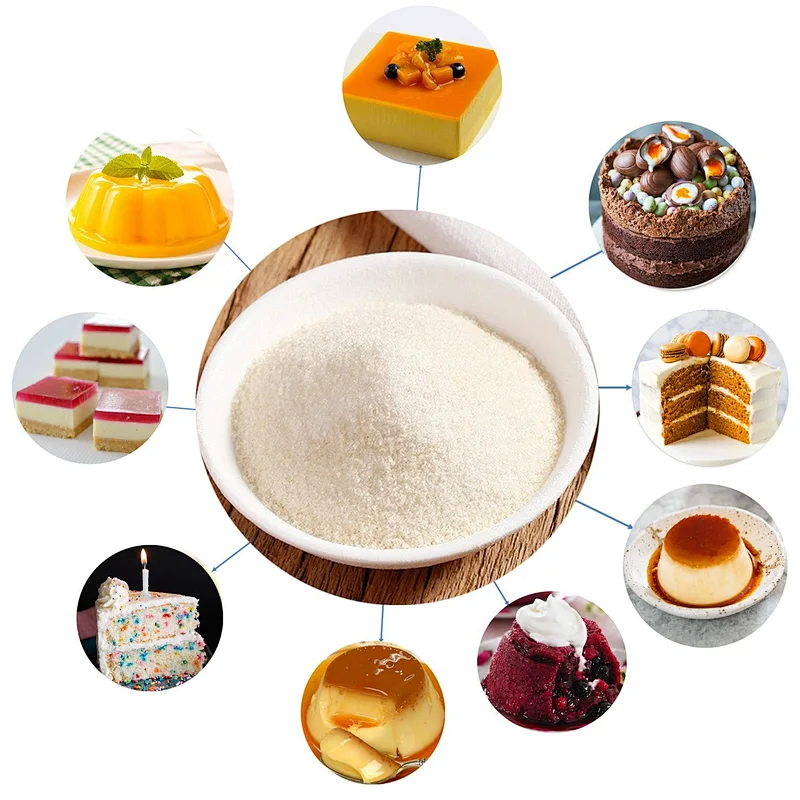 High quality high bloom food grade gelatin powder bovine beef skin gelatin